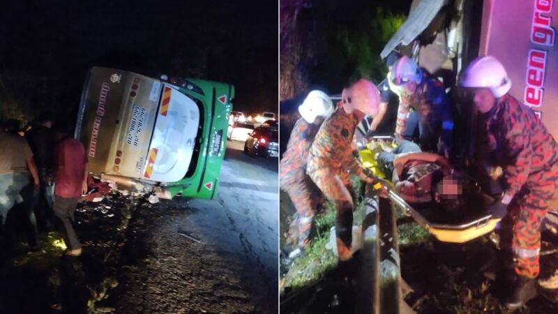 15 maut, bas bawa pelajar UPSI terlibat kemalangan di Gerik