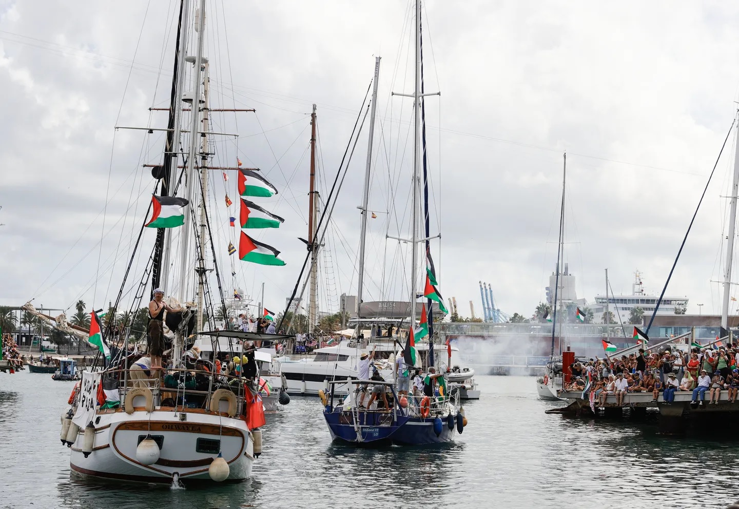 “Kami tidak akan berhenti!” – Selepas penahanan Sumud Flotila, kini Freedom Flotilla pula menuju ke Gaza