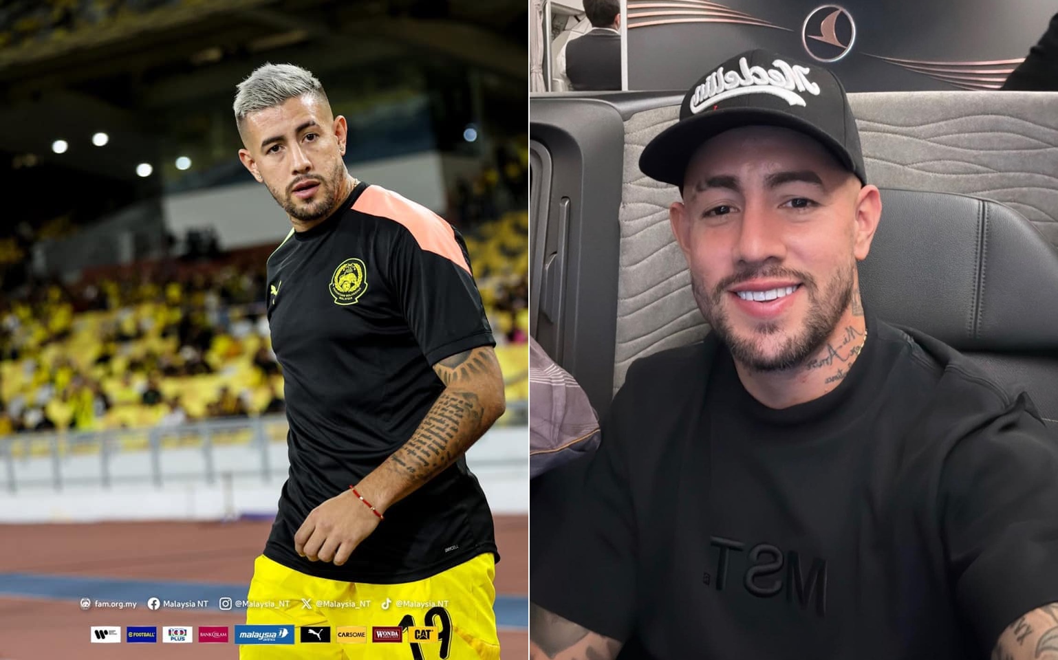 Selepas perjalanan jauh dari Colombia, Holgado tiba untuk lengkapkan skuad Harimau Malaya