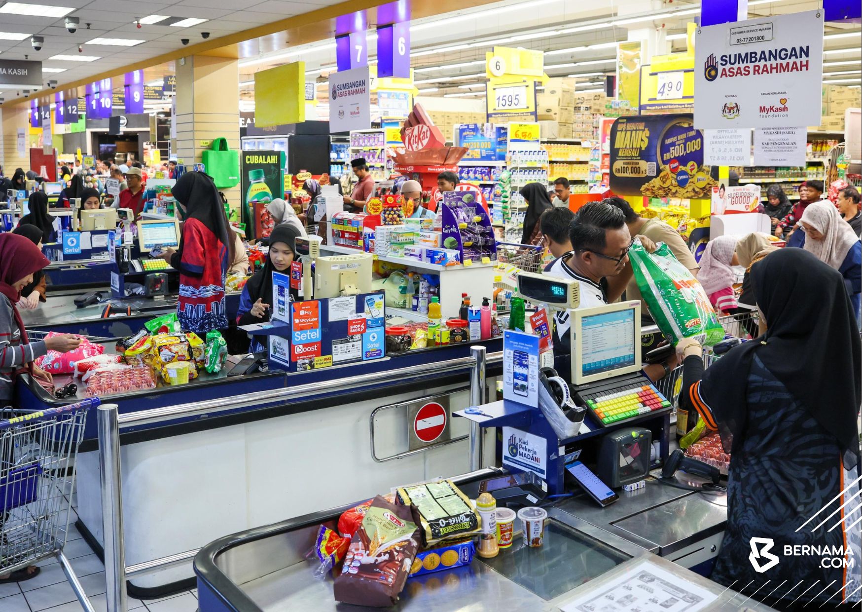 1.7 juta rakyat belanja RM110 juta sumbangan SARA