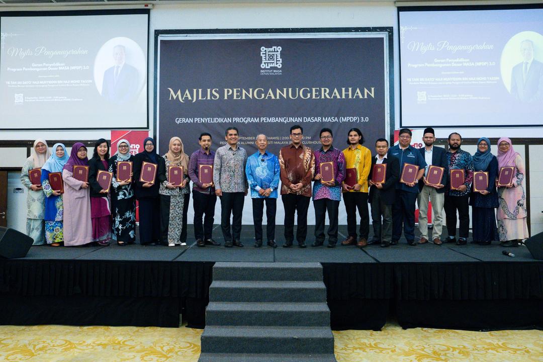 MASA anjur majlis Penganugerahan Geran Penyelidikan MPDP 3.0