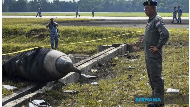 Burung bangau punca pesawat Hornet TUDM terhempas di Kuantan