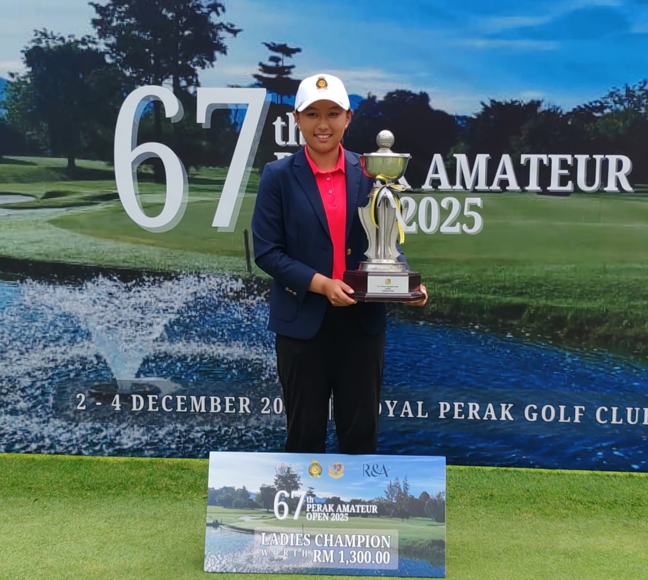 Amelia juara Royal Perak Amateur Open Ke-67, bukti keunggulan program NJDP MGA