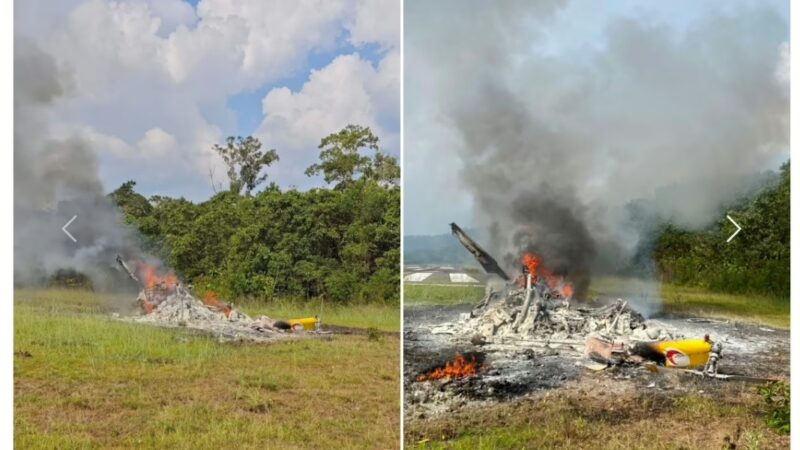 Helikopter ‘flying doctor’ terhempas berdekatan Long Lellang, Sarawak