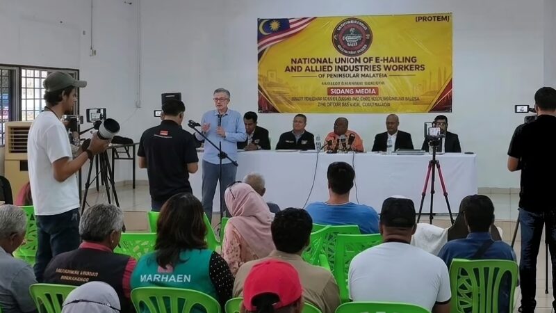 Pemandu e-hailing rayu hak tubuh kesatuan sekerja setelah ditolak kerajaan